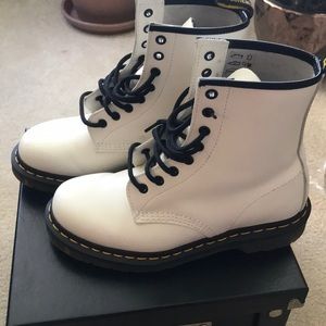 White Dr. Martens